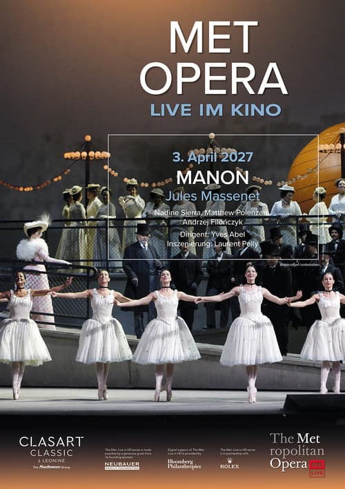 The Metropolitan Opera 2026/27: Manon