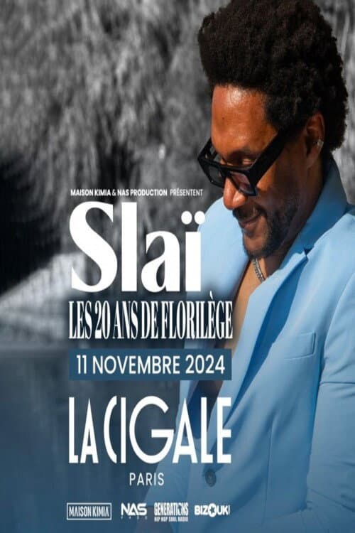 Slaï - Les 20 ans de « Florilège » à La Cigale