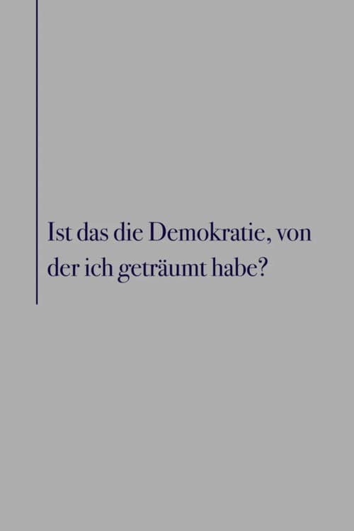 Is this the Democracy I Dreamed of?