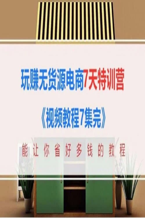 玩赚无货源电商7天特训营